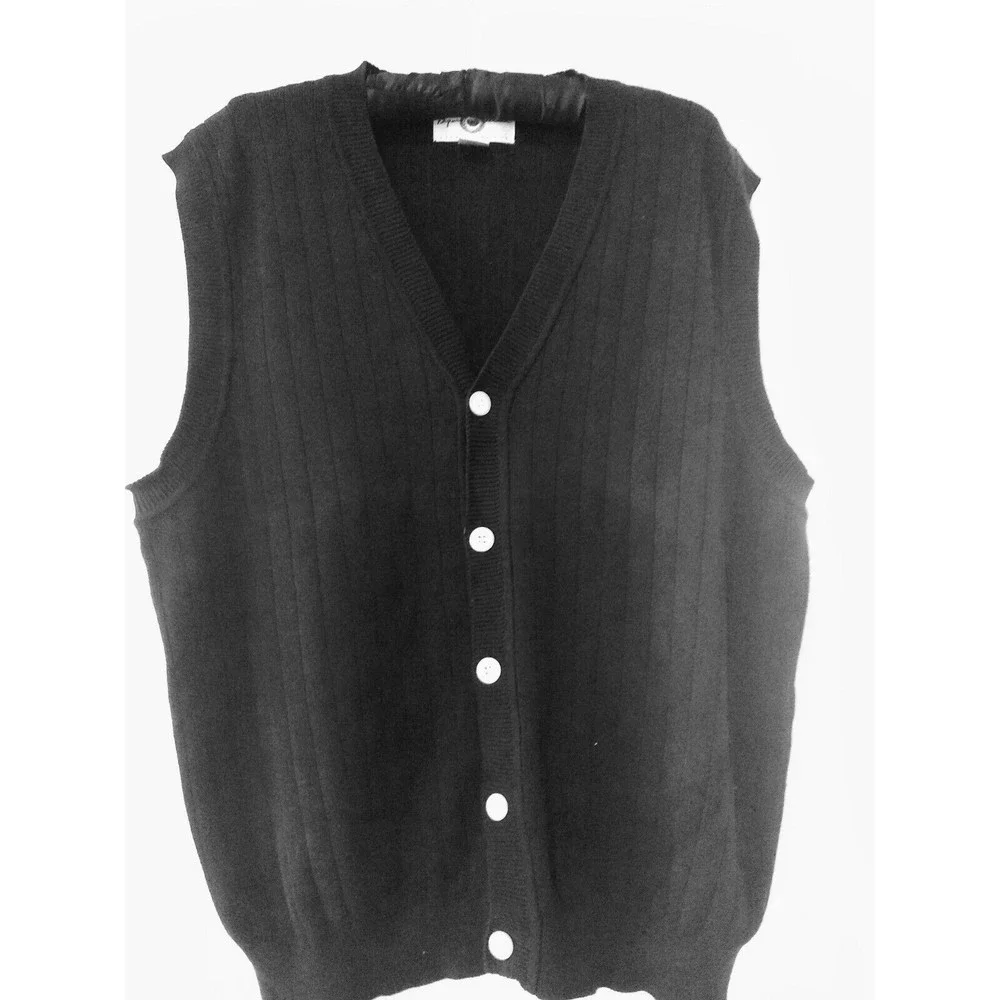 BAYRON NELSON Eleven Straight Men's Black Vest Size L ( 865)